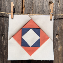 Load image into Gallery viewer, Sunny Days FPP Quilt Block (1/4" seam)