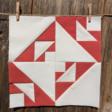 Load image into Gallery viewer, Cabot FPP Quilt Block (1/4" seam)