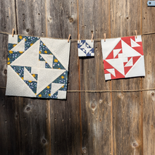 Load image into Gallery viewer, Cabot FPP Quilt Block (1/4" seam)
