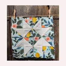 Load image into Gallery viewer, Ribbon Star FPP Quilt Block (1/4" seam)