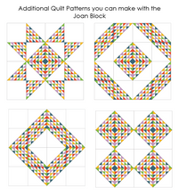 Load image into Gallery viewer, Joan Quilt FPP Pattern Throw Size