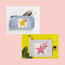 Load image into Gallery viewer, Shooting Star FPP Quilt Block (1/4" seam)