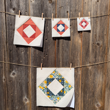 Load image into Gallery viewer, Sunny Days FPP Quilt Block (1/4" seam)