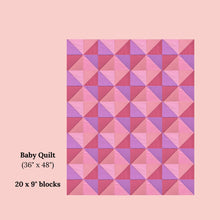 Load image into Gallery viewer, Windmill FPP Quilt Block (1/4" seam)