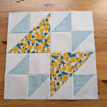 Load image into Gallery viewer, Goose & Gosling FPP Quilt Block (1/4" seam)