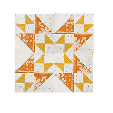 Load image into Gallery viewer, Old Maids Puzzle FPP Quilt Block (1/4" seam)