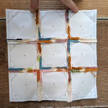 Load image into Gallery viewer, Mini Diamond FPP Quilt Block (1/4" seam)