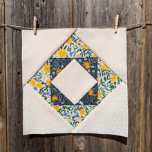 Load image into Gallery viewer, Sunny Days FPP Quilt Block (1/4" seam)