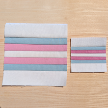 Load image into Gallery viewer, Transgender Pride Flag FPP Quilt Block (1/4" seam)