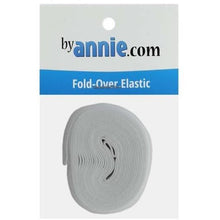 Load image into Gallery viewer, 3/4" Fold Over Elastic | White | 2 Yards