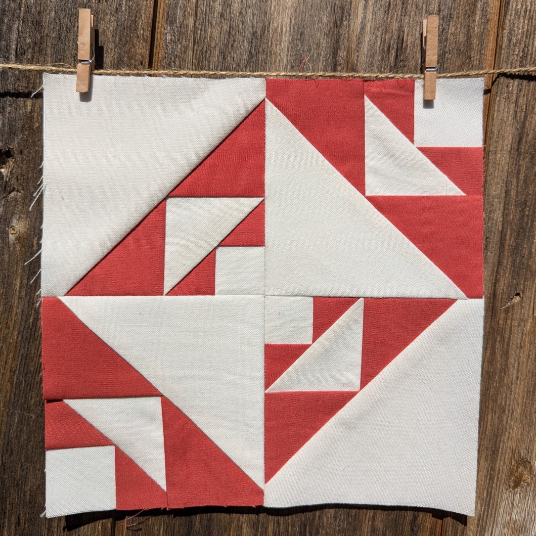 Cabot FPP Quilt Block (1/4