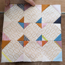 Load image into Gallery viewer, Mini Diamond FPP Quilt Block (1/4" seam)
