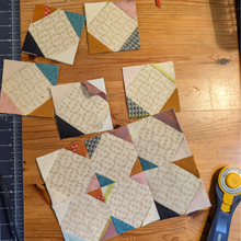 Load image into Gallery viewer, Mini Diamond FPP Quilt Block (1/4" seam)
