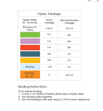 Load image into Gallery viewer, Joan Quilt FPP Pattern Throw Size
