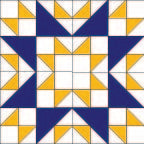 Load image into Gallery viewer, Goose &amp; Gosling FPP Quilt Block (1/4&quot; seam)
