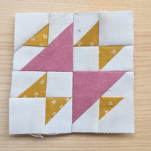 Load image into Gallery viewer, Goose &amp; Gosling FPP Quilt Block (1/4&quot; seam)
